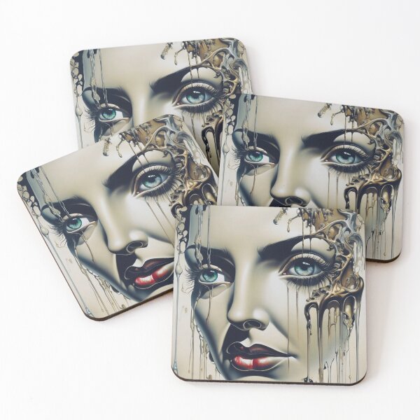 Item preview, Surrealistic womans face  designed and sold by JZDezignsz.