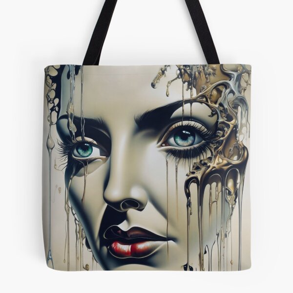 Item preview, Surrealistic womans face  designed and sold by JZDezignsz.