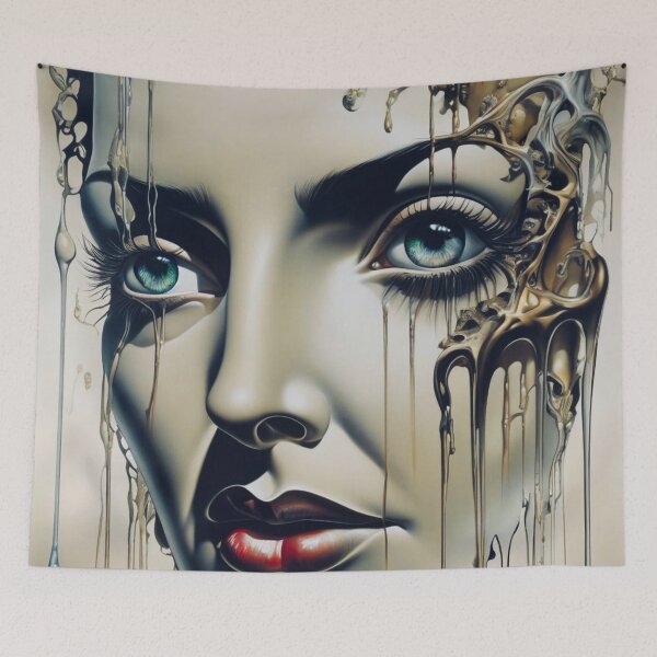 Item preview, Surrealistic womans face  designed and sold by JZDezignsz.