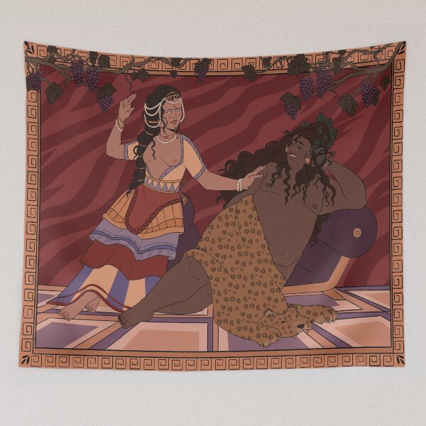 Item preview, Dionysus and Ariadne designed and sold by Drawingsnake.