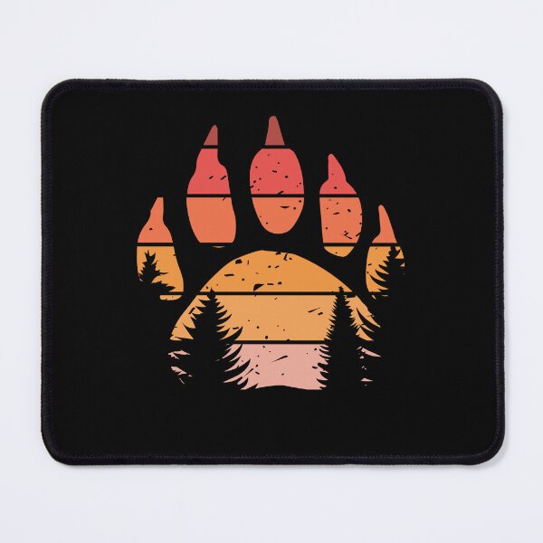 Item preview, Bear Claw - Forest Retro Sunset designed and sold by Guess4best.