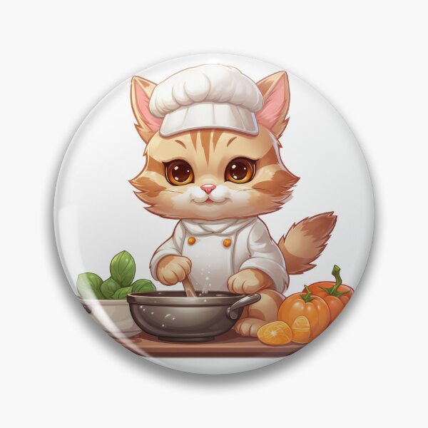 Item preview, Cartoon Chef Cat designed and sold by LynnePham.
