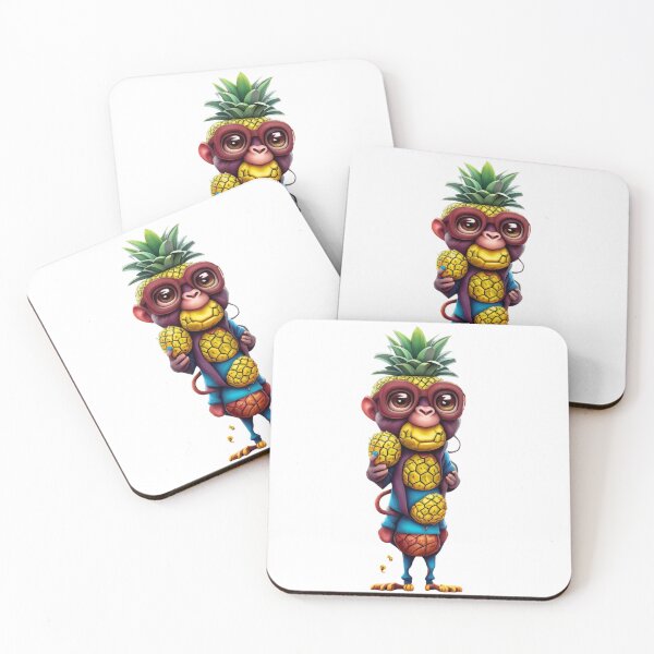 Item preview, pineapple monkey designed and sold by misbahsiro.