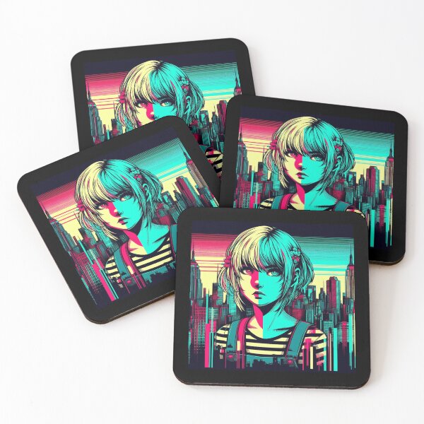 Item preview, "Neon Glitch Goddess1.0 : Unleash Your Futuristic Style!" designed and sold by Cocodino ⭐⭐⭐⭐⭐.