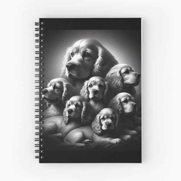 Item preview, Expressive Cocker Spaniel Portraiture designed and sold by PawspectCreate.