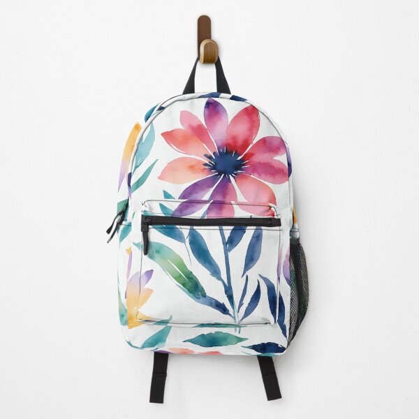Item preview, Colorful stylish minimalist abstract flowers water color designed and sold by yeekazar.