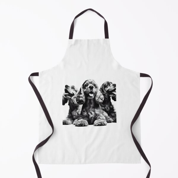 Item preview, Cocker Spaniel Elegance in Monochrome designed and sold by PawspectCreate.