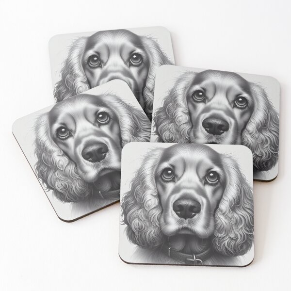 Item preview, Vibrant Cocker Spaniel Interpretation designed and sold by PawspectCreate.