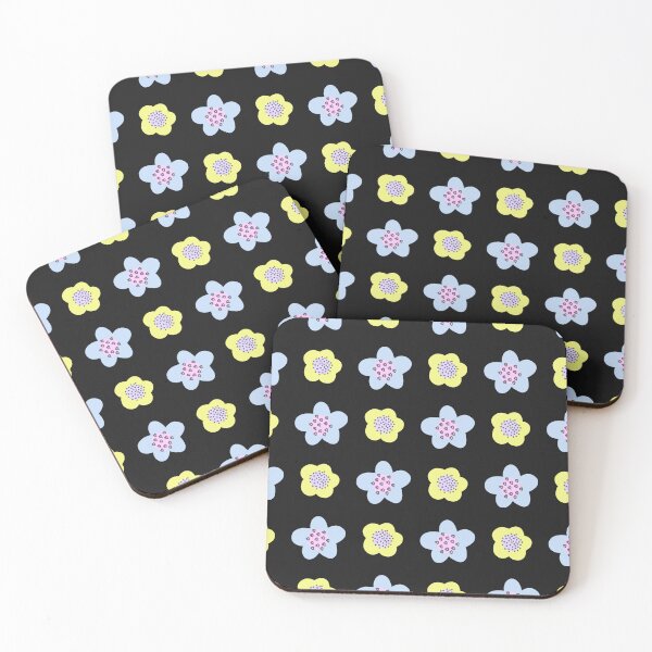 Item preview, Blue & Yellow  Flower ; Bohemian Pattern designed and sold by PatternInArt.