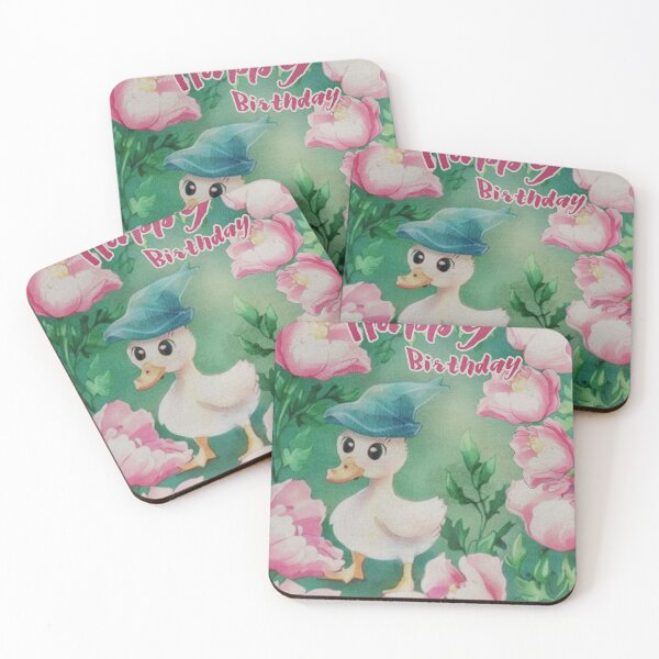 Item preview, The Happy Birthday Duckling designed and sold by SlimSumoStudio.