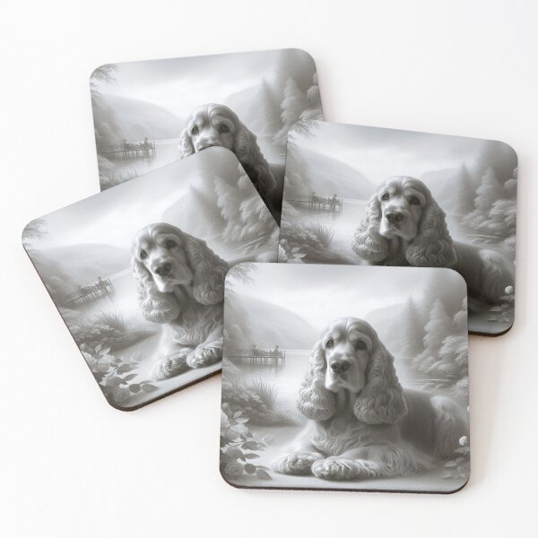Item preview, Artistic Rendition of a Cocker Spaniel designed and sold by PawspectCreate.