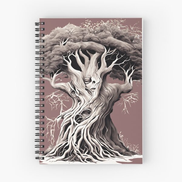 Item preview, Uprooted Mysterious Ancient Tree with Skull-Like Face and Long Roots designed and sold by Vilemo.
