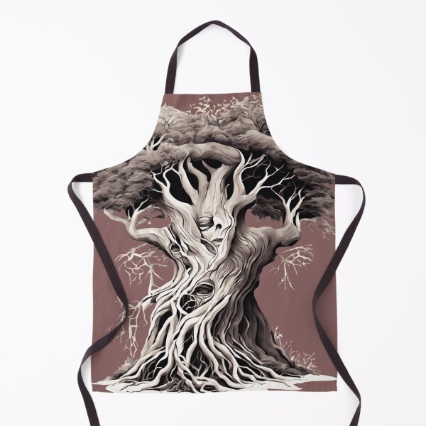 Item preview, Uprooted Mysterious Ancient Tree with Skull-Like Face and Long Roots designed and sold by Vilemo.
