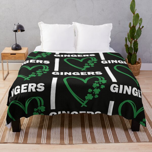 Item preview, I love Gingers - clover green-white heart design designed and sold by EmeraldeaArt.