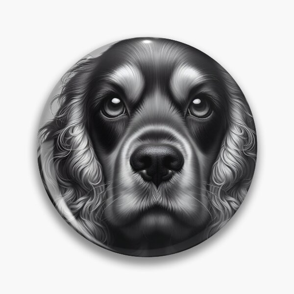 Item preview, Cocker Spaniel Marvel in Monochrome designed and sold by PawspectCreate.