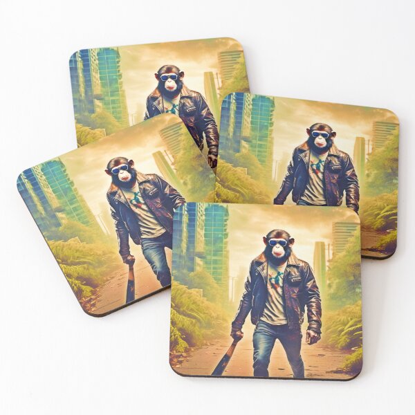 Item preview, Monkey Survivor: Zombie City designed and sold by Health And Fitness Posts e-Store.