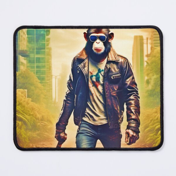 Item preview, Monkey Survivor: Zombie City designed and sold by Health And Fitness Posts e-Store.