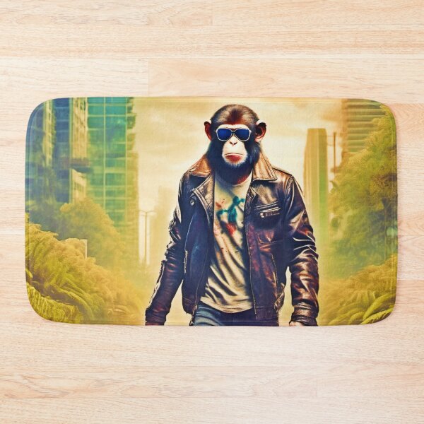 Item preview, Monkey Survivor: Zombie City designed and sold by Health And Fitness Posts e-Store.