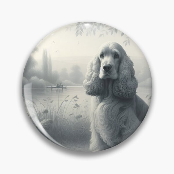 Artikelvorschau, Monochromatic Majesty of Cocker Spaniel entworfen und verkauft von PawspectCreate.