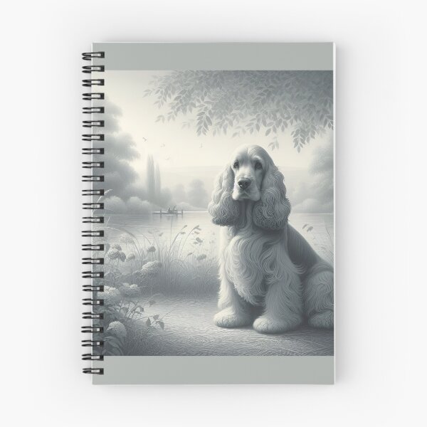 Item preview, Monochromatic Majesty of Cocker Spaniel designed and sold by PawspectCreate.