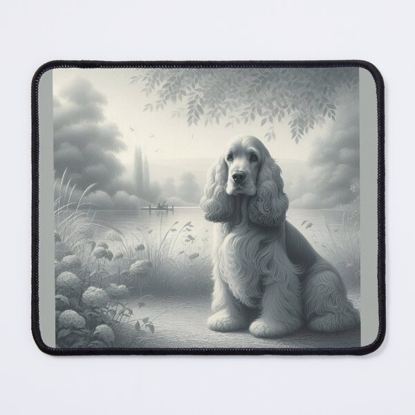 Item preview, Monochromatic Majesty of Cocker Spaniel designed and sold by PawspectCreate.