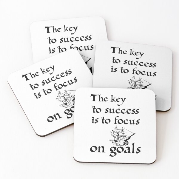 Item preview, The key to success is to focus on goals, not obstacles designed and sold by 101univers.