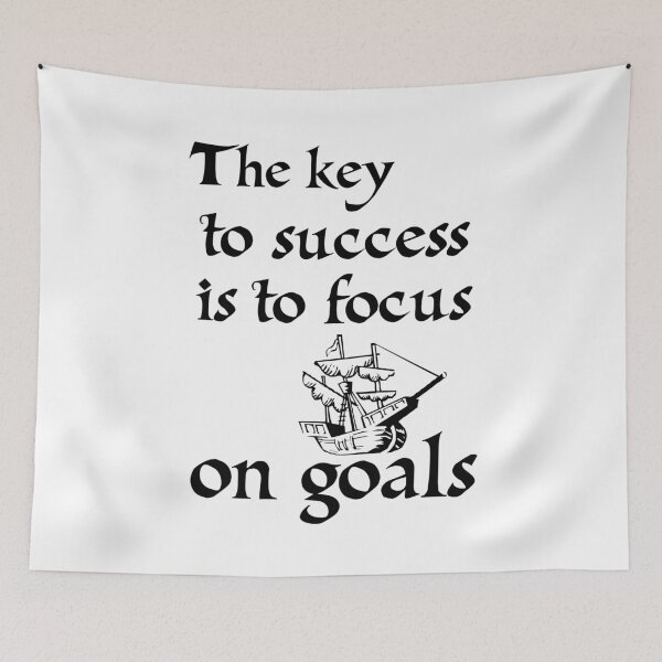 Item preview, The key to success is to focus on goals, not obstacles designed and sold by 101univers.