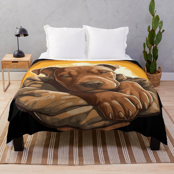 Item preview, Sleeping American Staffordshire Terrier puppy designed and sold by drizzd.