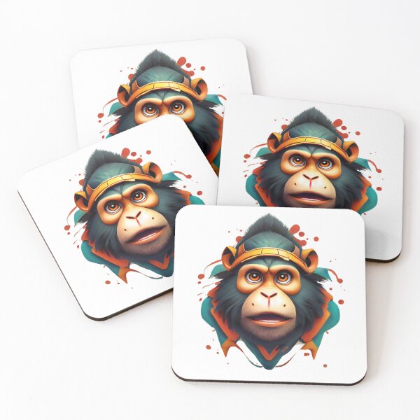 Item preview, head monkey designed and sold by misbahsiro.