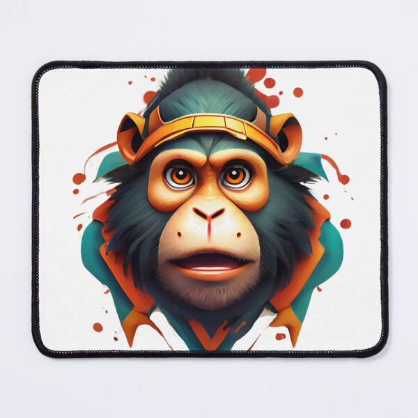 Item preview, head monkey designed and sold by misbahsiro.