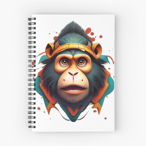 Item preview, head monkey designed and sold by misbahsiro.