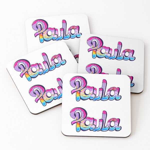 Item preview, Top 10 best personalized gifts 2024  Pack of 2 personalised Graffiti name Paula designed and sold by Artonmytee.