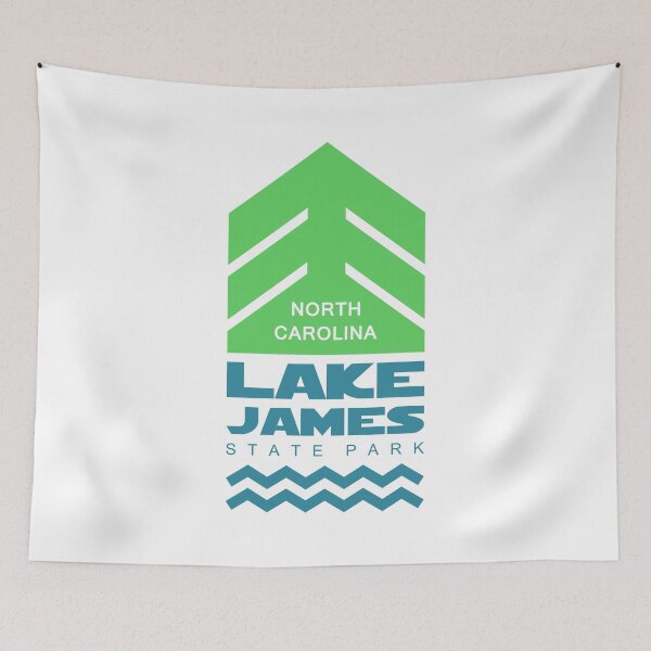Item preview, Lake James State Park North Carolina Green And Blue designed and sold by bivenart.