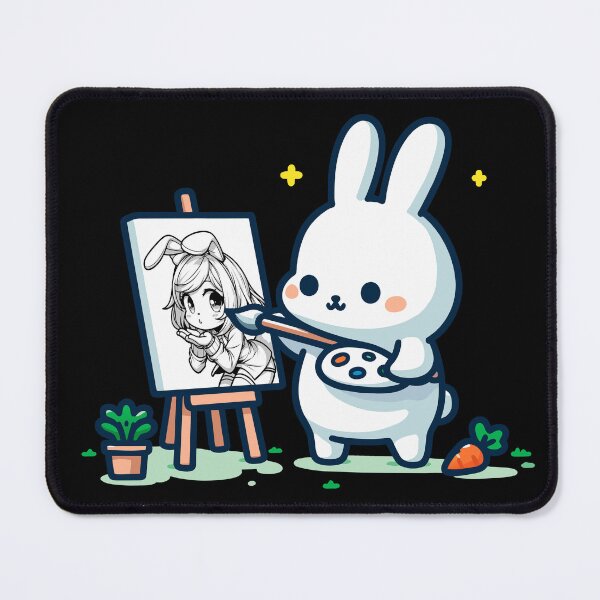 Item preview, Artistic Bunny | Happy Bunny | Carrot Lover designed and sold by OrganicLights.