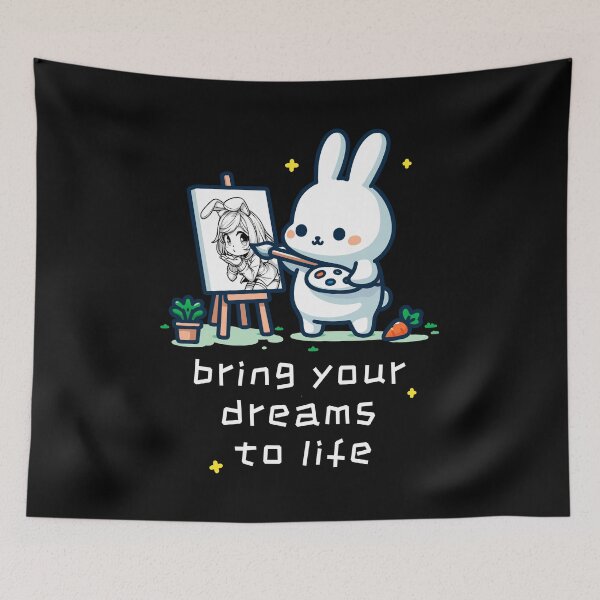 Item preview, Artistic Bunny | Happy Bunny | Carrot Lover designed and sold by OrganicLights.