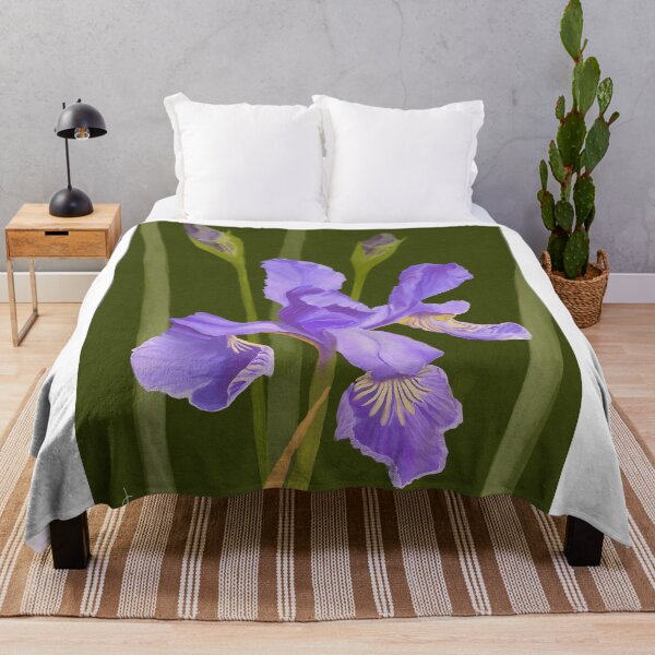 Item preview, purple iris digital painting for charity designed and sold by JayTCee.