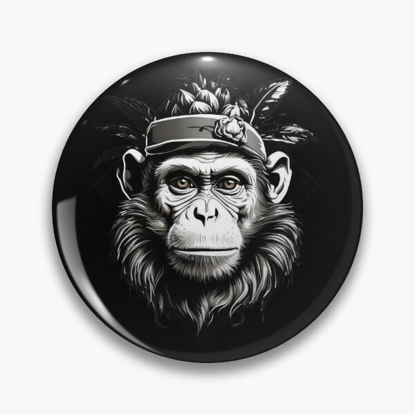 Item preview, head monkey designed and sold by misbahsiro.