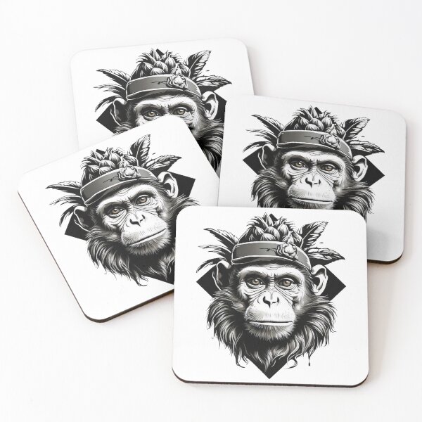 Item preview, head monkey designed and sold by misbahsiro.