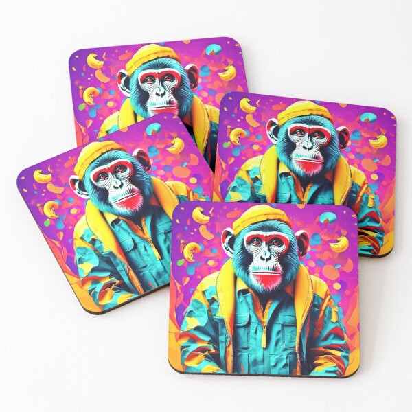 Item preview, Banana Monkey: Cool Tone designed and sold by Health And Fitness Posts e-Store.