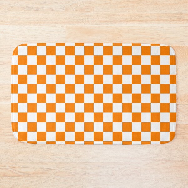 Item preview, Small Checkered - White and Orange designed and sold by JustPatterns2.