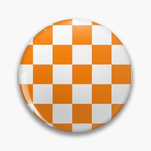 Item preview, Checkered - White and Orange designed and sold by JustPatterns2.