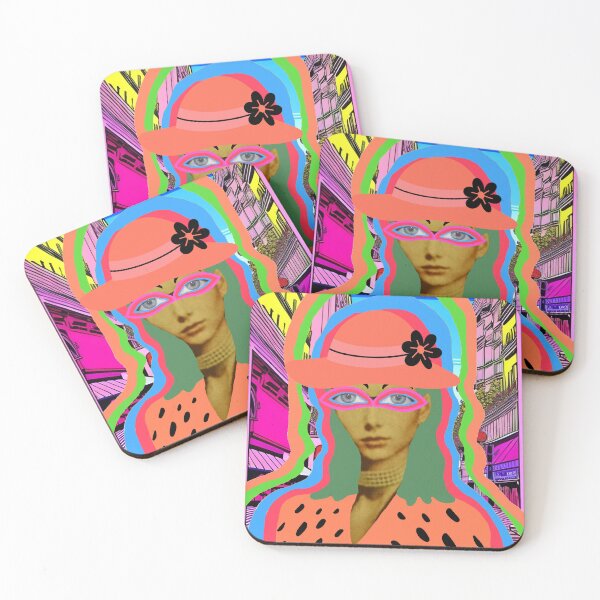 Item preview, Lady in hat collage designed and sold by GasconyPassion.