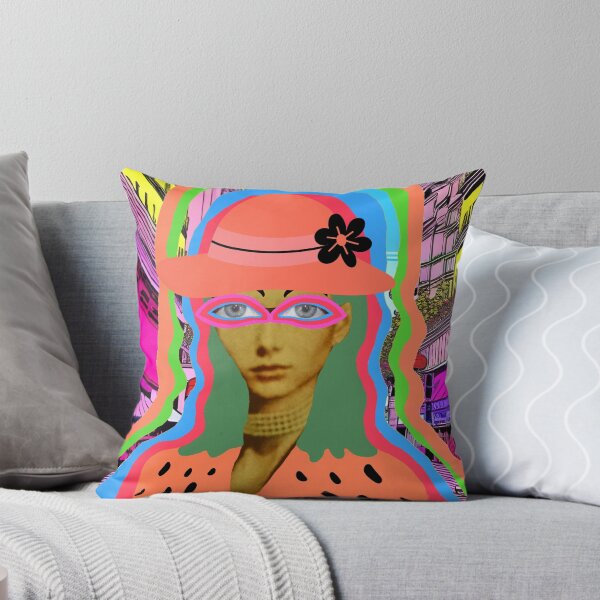 Item preview, Lady in hat collage designed and sold by GasconyPassion.