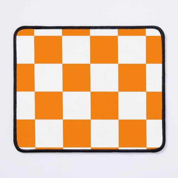 Item preview, Large Checkered - White and Orange designed and sold by JustPatterns2.