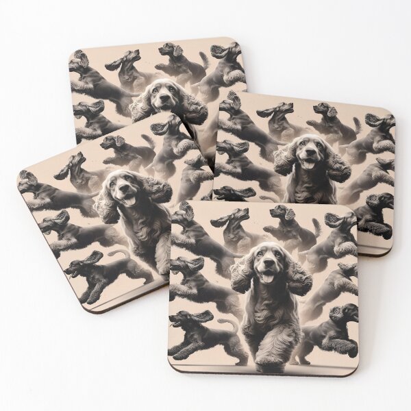 Item preview, Monochromatic Marvel: Cocker Spaniel designed and sold by PawspectCreate.