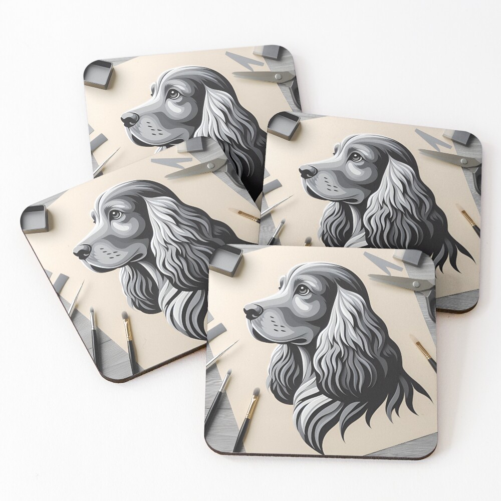 Item preview, Coasters (Set of 4) designed and sold by PawspectCreate.