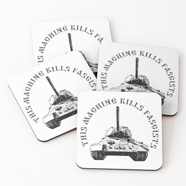 Item preview, T34 This Machine Kills Fascists designed and sold by sirglennbo.