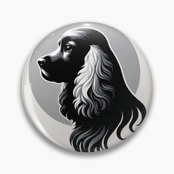 Artikelvorschau, Monochromatic Splendor: Cocker Spaniel entworfen und verkauft von PawspectCreate.