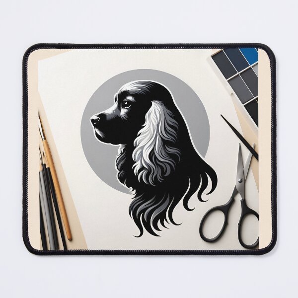 Item preview, Monochromatic Splendor: Cocker Spaniel designed and sold by PawspectCreate.