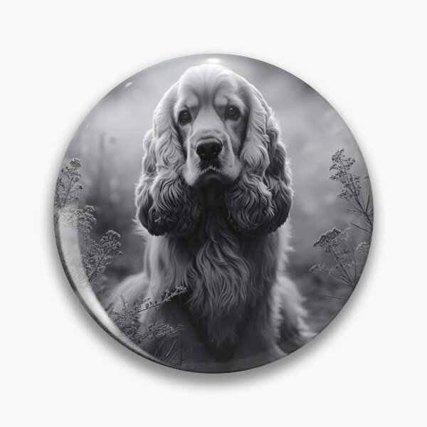 Item preview, Cocker Spaniel Essence in Monochrome designed and sold by PawspectCreate.